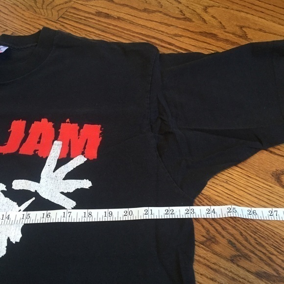1993 Vintage Men’s Women’s Black Pearl Jam Band Alive Stickman Cotton Tee Sz XL - Picture 5 of 16